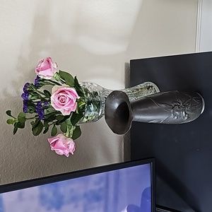 Antique Art Nouveau KAYSERZINN Pewter Vase